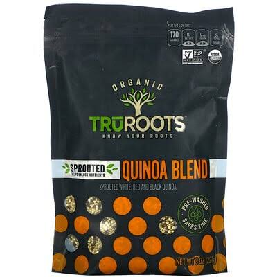 Truroots Sprouted Quinoa Trio - Organic, 8oz