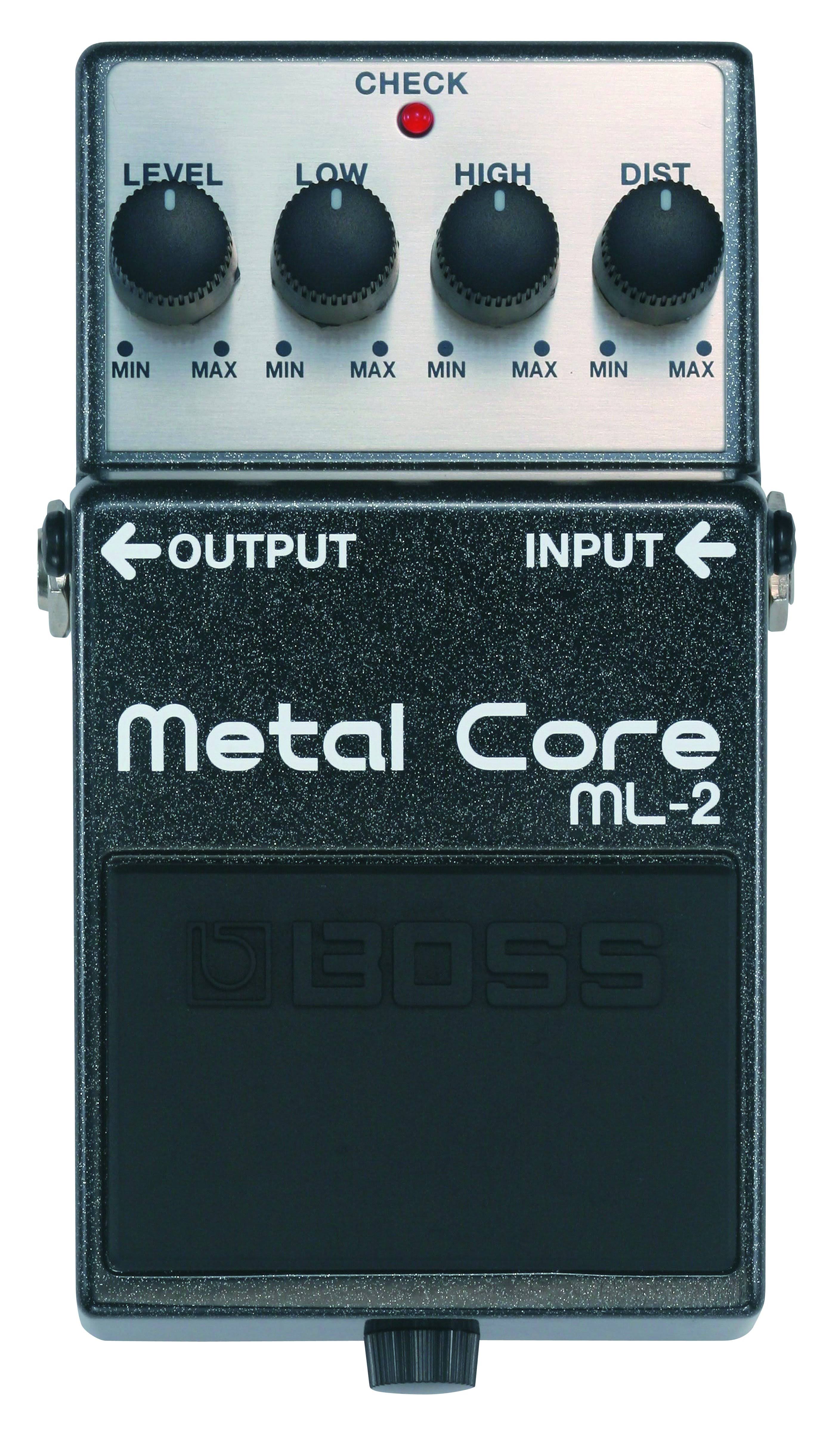 Boss ML-2 Metal Core Distortion Effect Guitar Pedal