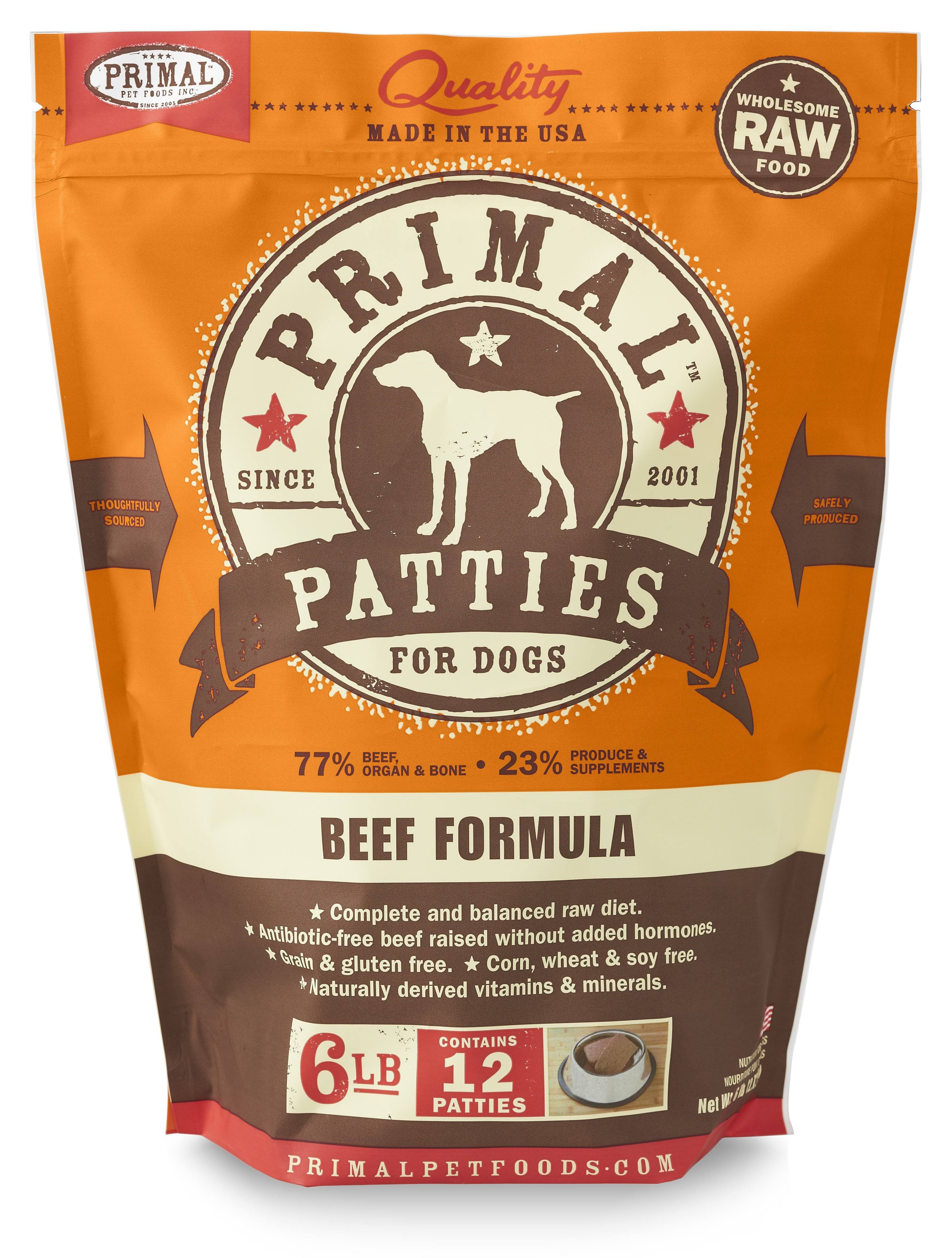 Primal Beef Patties - 6lb