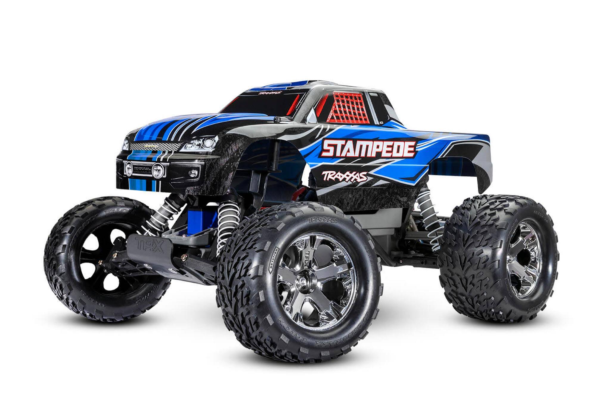 TRA36054-8BLUE Traxxas Stampede 1/10 Monster Truck RTR - Blue