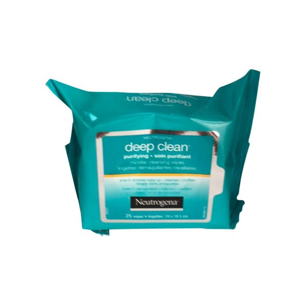 Neutrogena Deep Clean Purifying Micellar Cleansing Wipes - 25ct