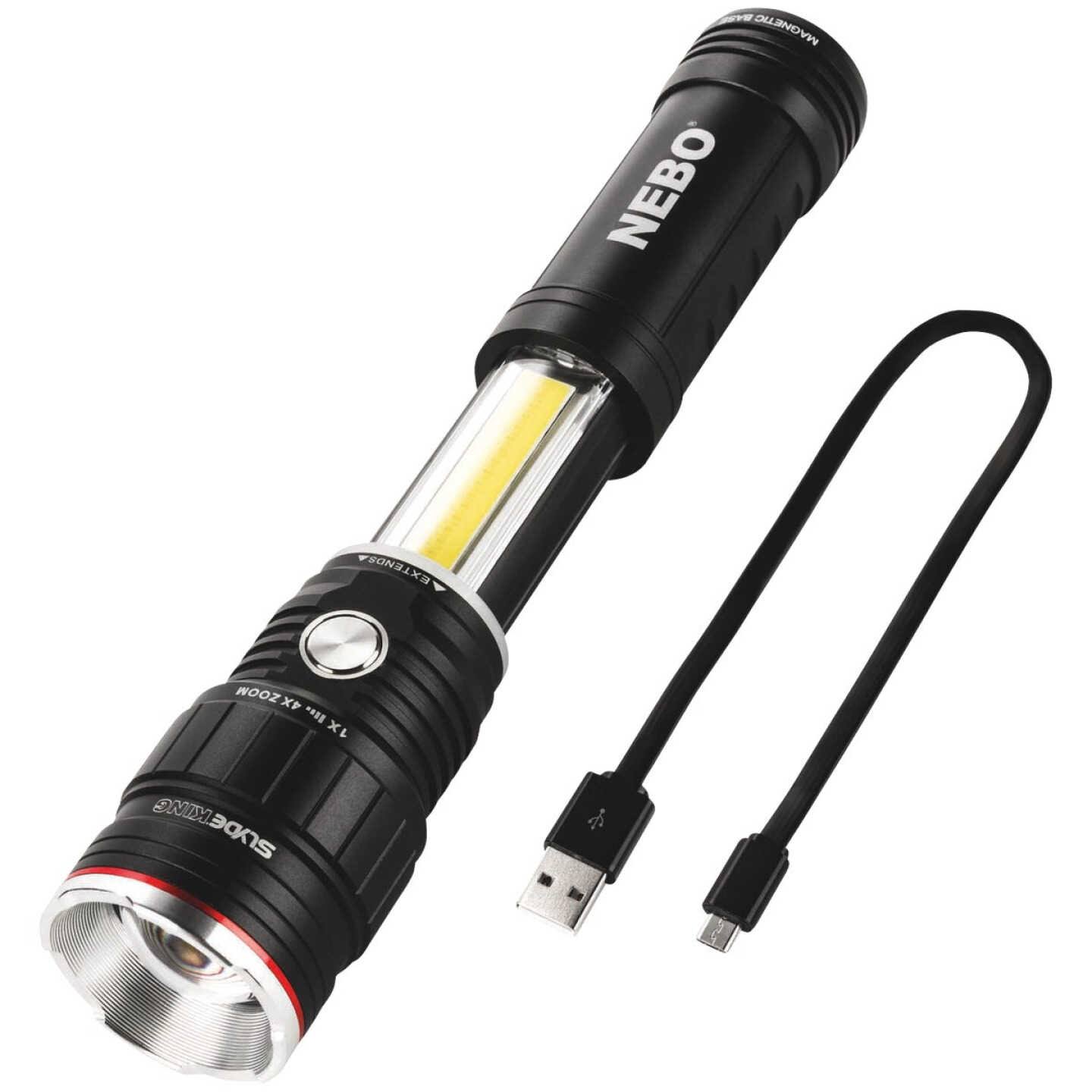 Nebo Slyde King 500 lumens Black LED Flashlight 18650 Battery