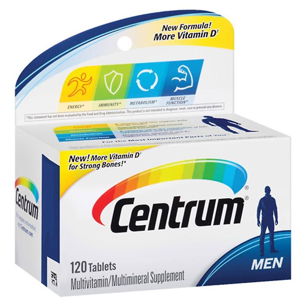 Centrum for Men Multivitamin & Multimineral Supplement - 120 Tablets
