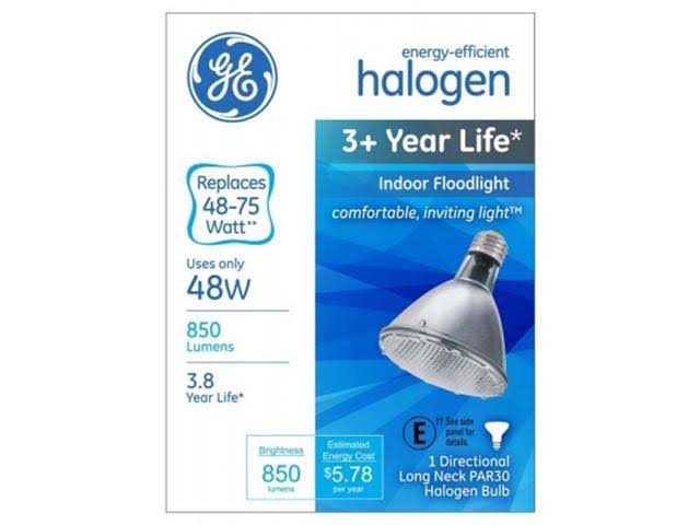 GE Energy Saving Halogen Indoor Flood Light Bulb - 48W