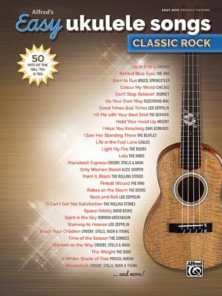 Alfred's Easy Ukulele Songs -- Classic Rock - Sheet Music