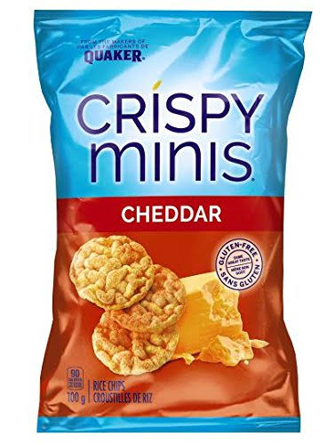 Quaker Crispy Minis Cheddar 100g/3.52oz (12ct) {Imported from Canada}