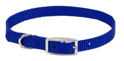 Coastal Pet Products B Blu12 Dog Collar - Blue Nylon, 3/8" X 12"