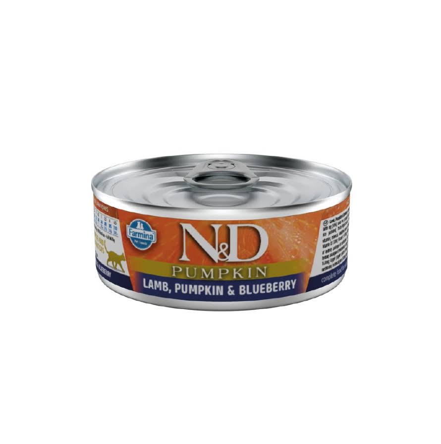 Farmina N and D Cat Canned - Pumpkin Lamb and Blueberry, 80g