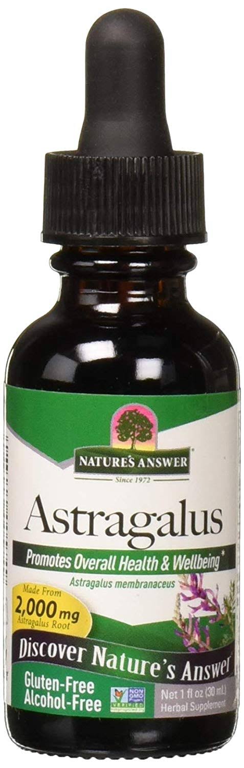 Nature's Answer - Astragalus Root Alcohol Free - 1 fl oz