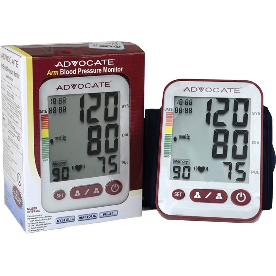 Advocate Arm Blood Pressure Monitor - Small-Medium Cuff