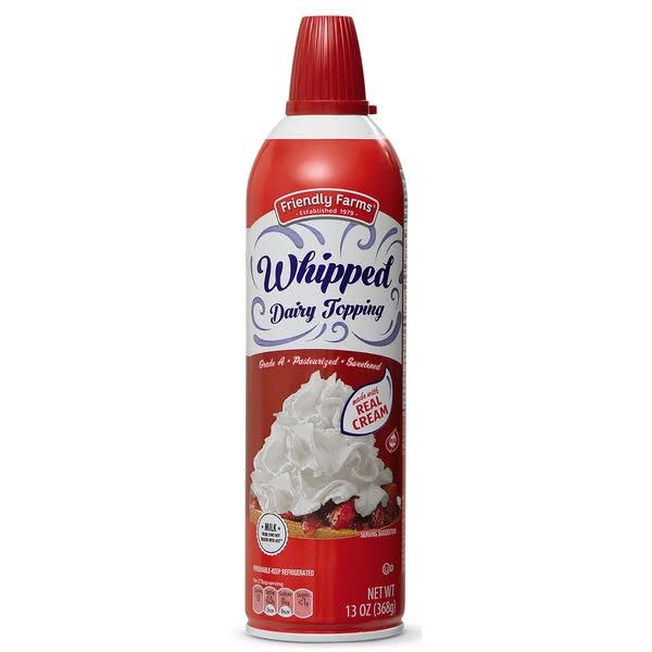 Friendly Farms Whipped Dairy Topping - 13 fl oz