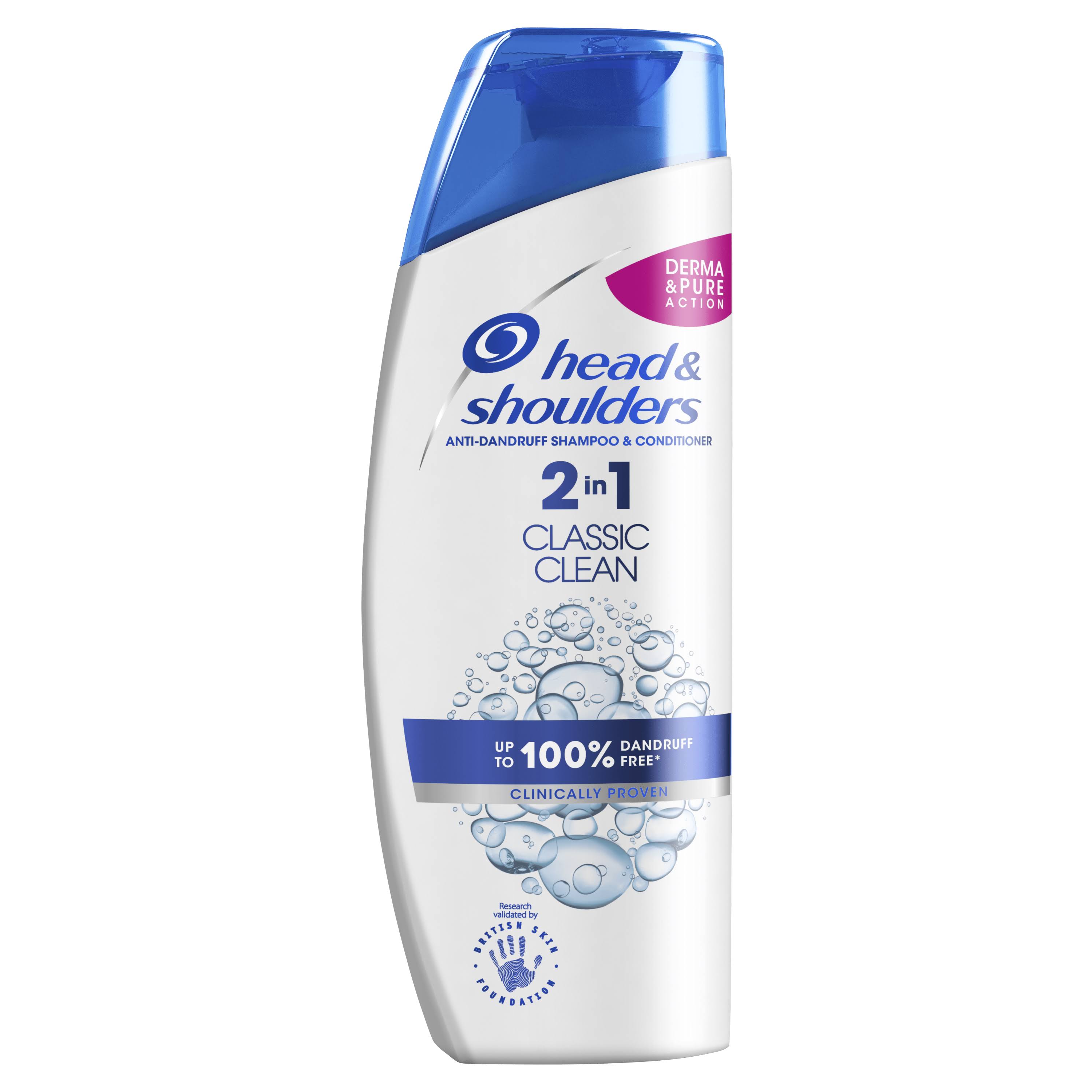 Head and Shoulders Classic Clean Anti Dandruff 2 in1 Shampoo - 225ml