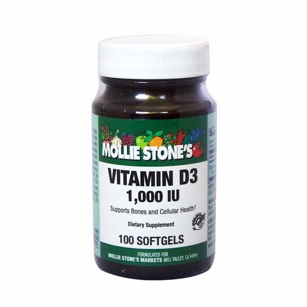 Wegmans Vitamin D3, Natural, 1000 IU, Softgels - 100 softgels