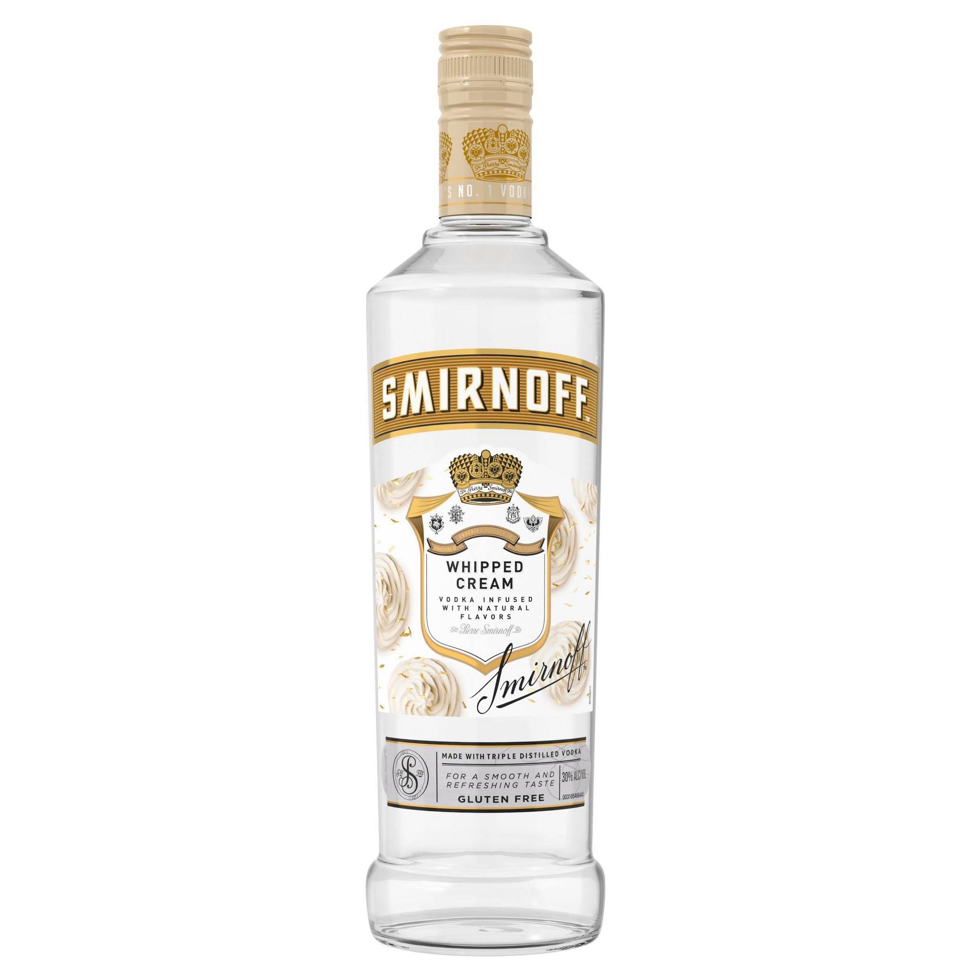 Smirnoff Flavored Vodka - 750ml, Whipped Cream