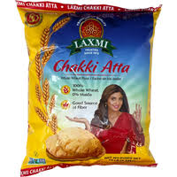 Laxmi Chakki Whole Wheat Flour Atta - 10 lb (4.54 kg)
