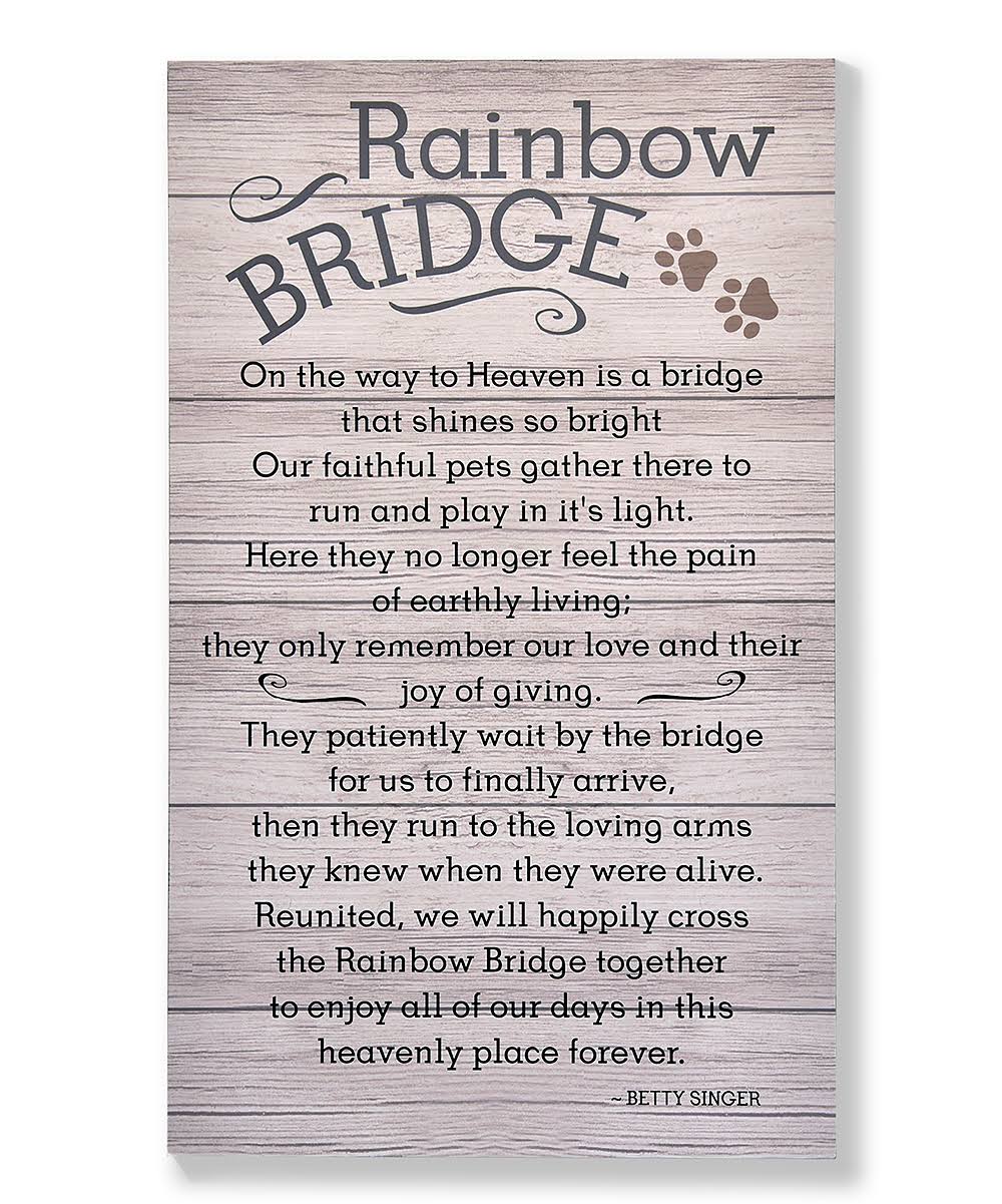 Giftcraft 'Rainbow Bridge' Wall Plaque One-Size