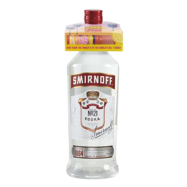 Smirnoff NO. 21 80 Proof Vodka with Pink Lemonade (Vodka Infused with Natural Flavors)