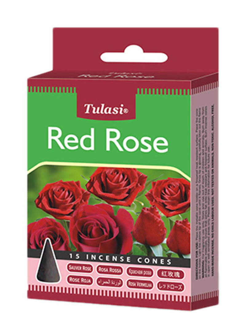 Tulasi - Red Rose Incense Cones