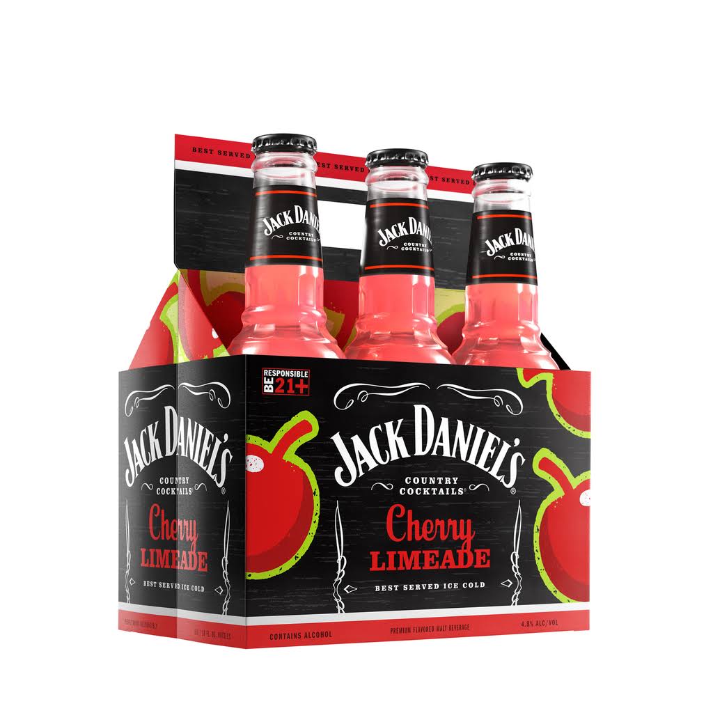 Jack Daniel's Country Cocktail - 10oz, Cherry Limeade