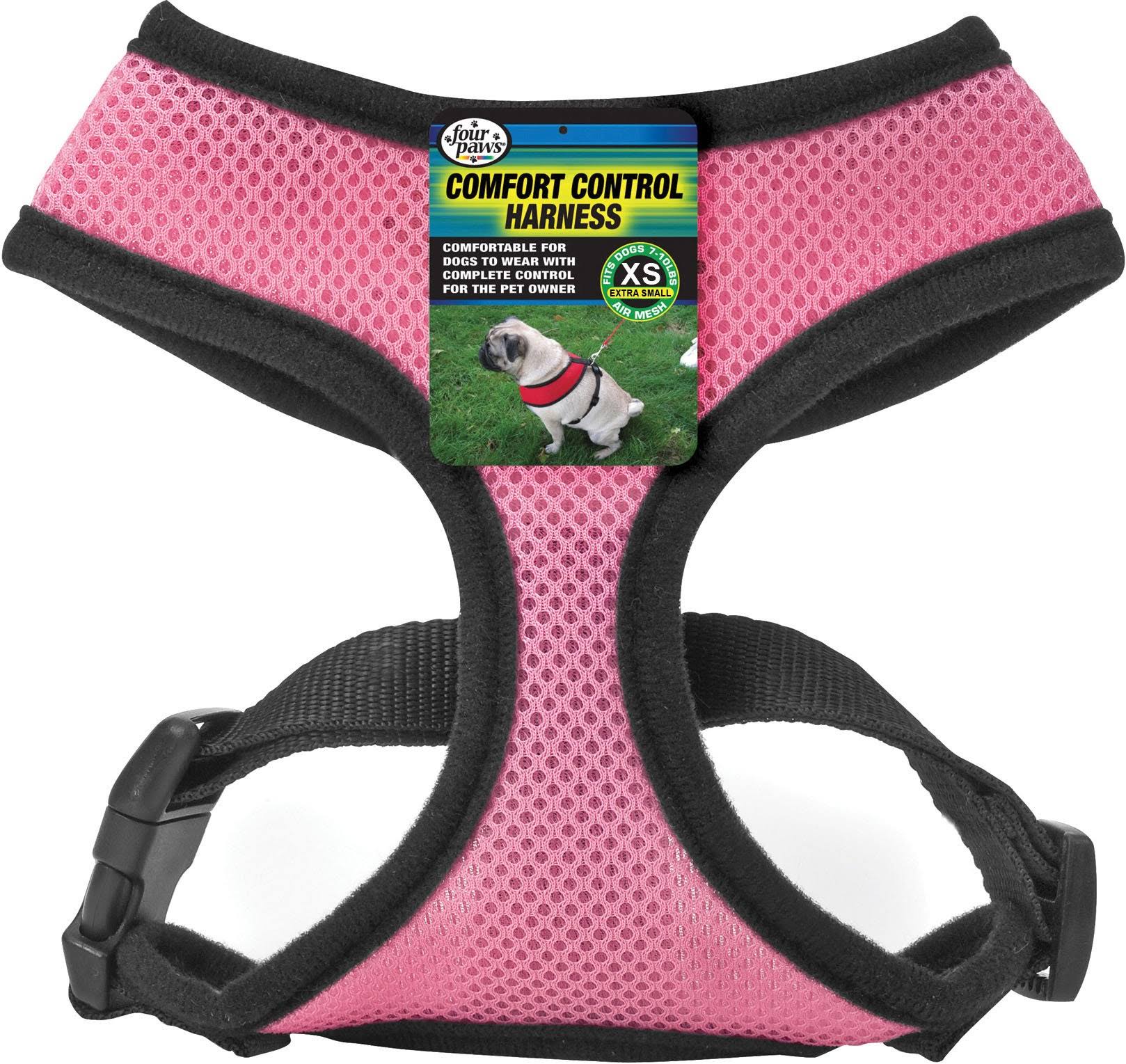 Four Paws Products Small Comfort Control Dog Harness - Black