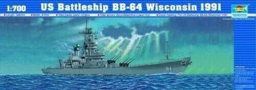 Trumpeter 05706 1/700 USS Wisconsin 1991 BB-64