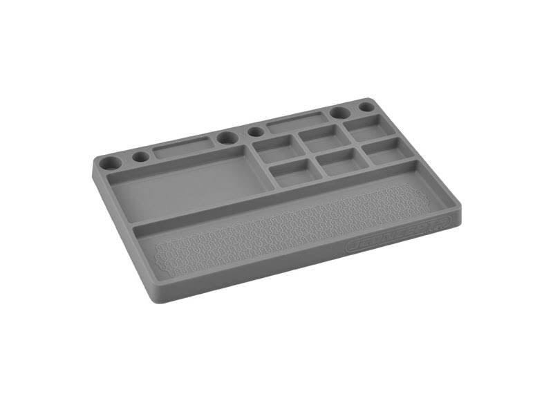 JConcepts Parts Tray, Rubber Material - Gray - JC2550-8