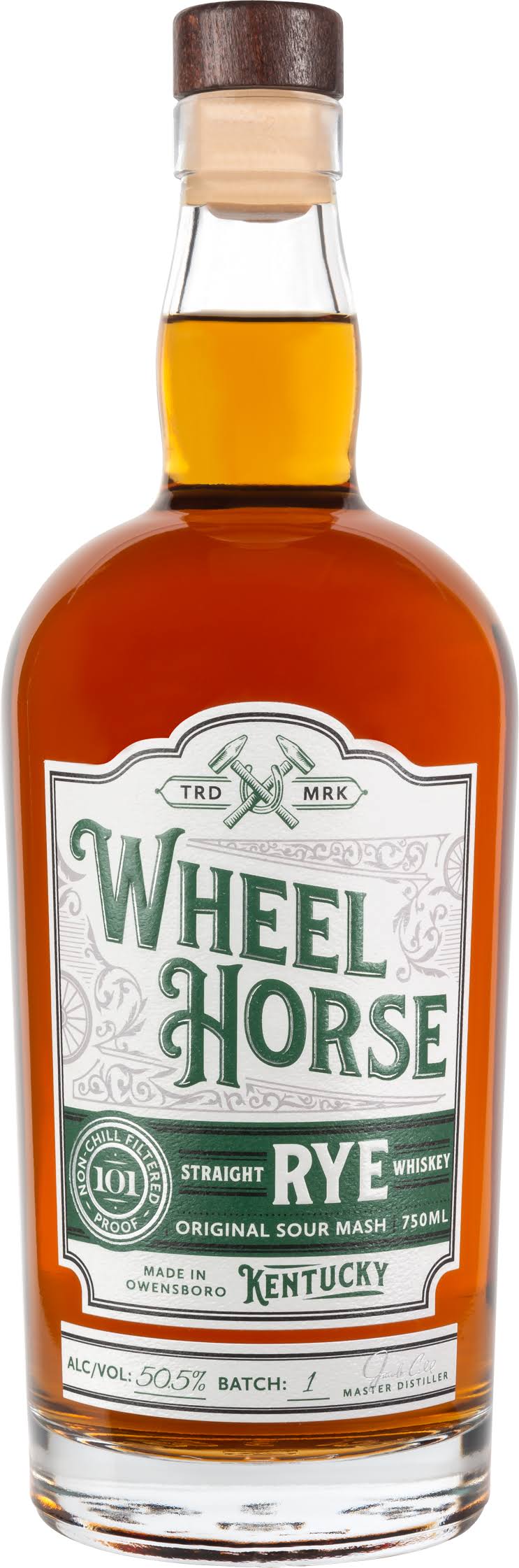 Wheel Horse Straight Rye Whiskey / 750ml