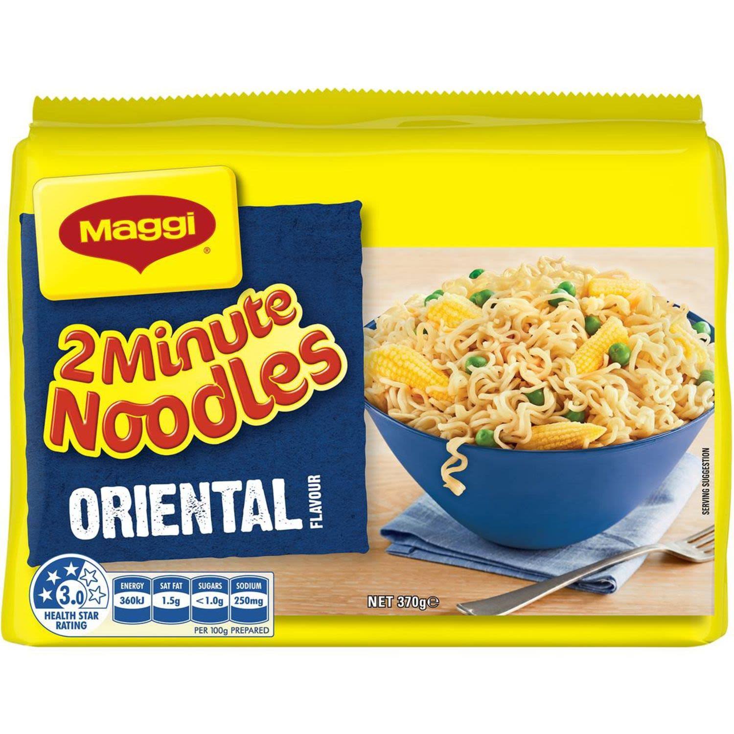 Maggi 2 Minute Noodles Oriental 5 Pack