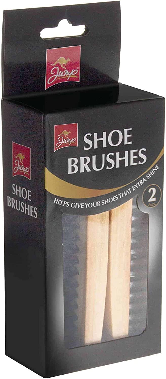 Jump Shoe Polishing Brushes 2 Pieces Pack Set