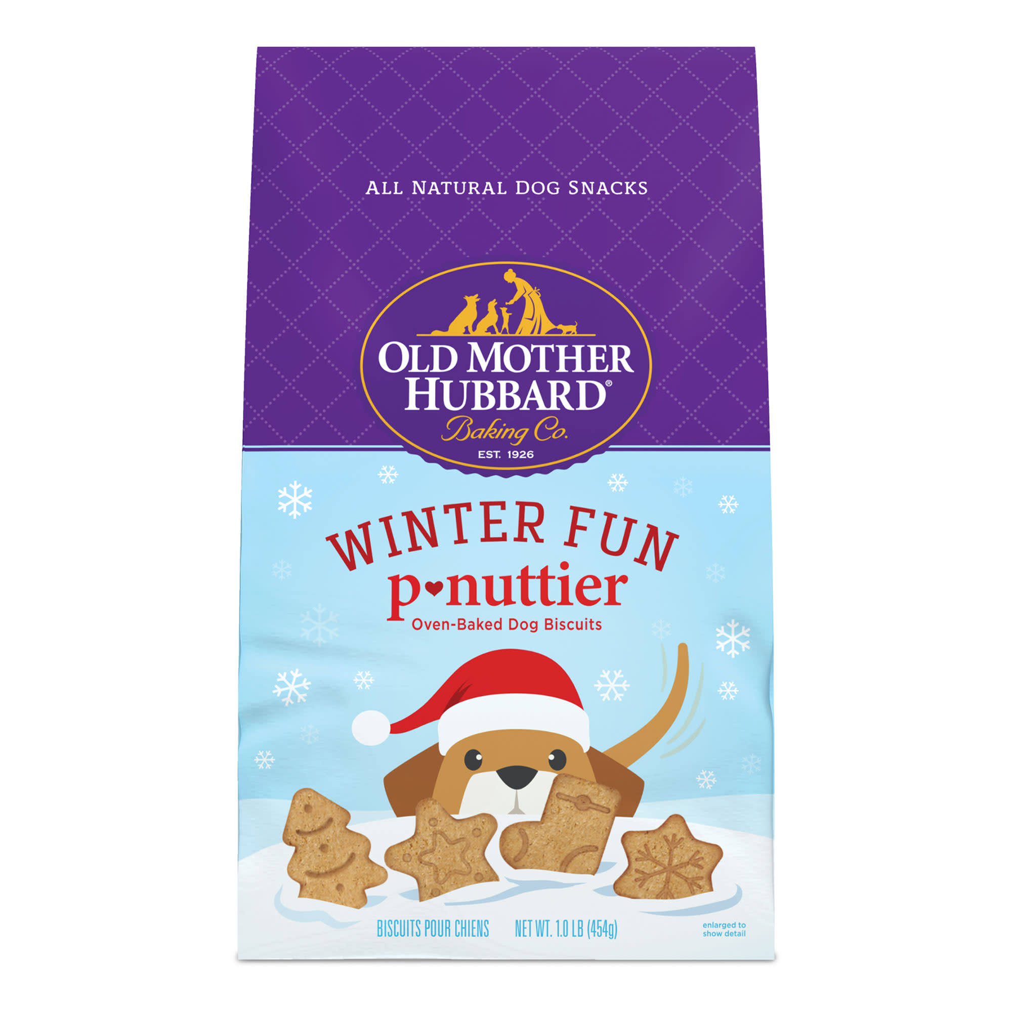 Old Mother Hubbard Winter Fun P-Nuttier Dog Treats - 16 oz