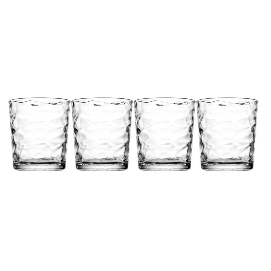 Home Essentials Set of 4 Double Old Fashioned Glasses