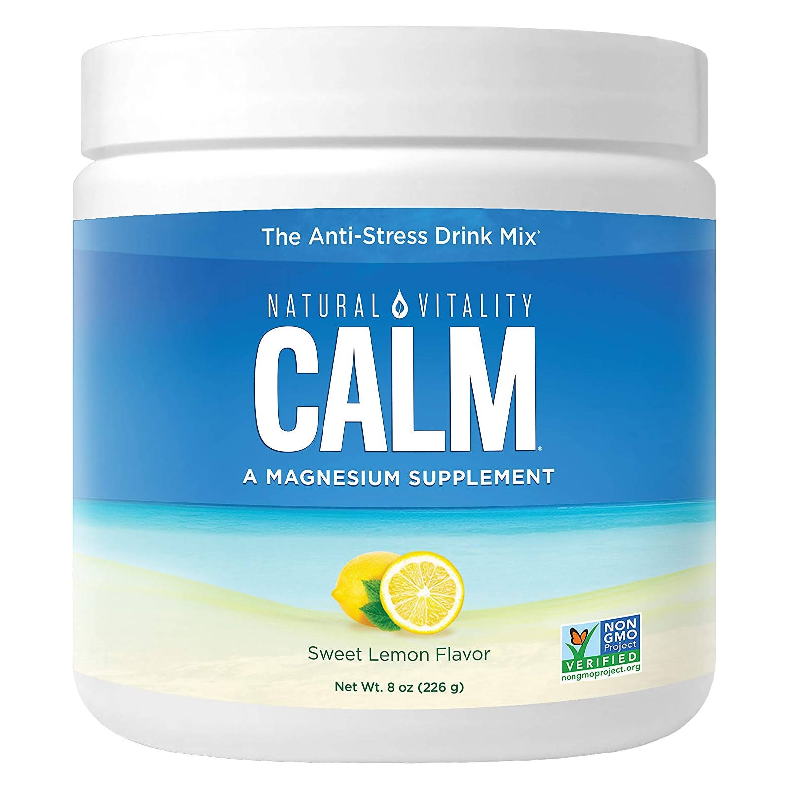 Natural Vitality Calm Magnesium Sweet Lemon 8 oz