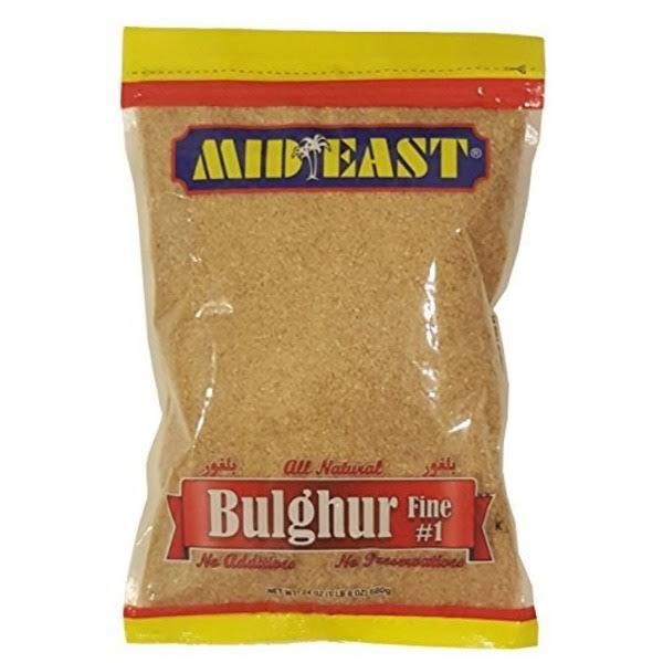 Mid East Bulgur Fine #1 24 oz (680g), All natural, No preservatives, N