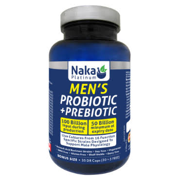 Naka Men's Probiotic + Prebiotic 35 Delayed Release Caps