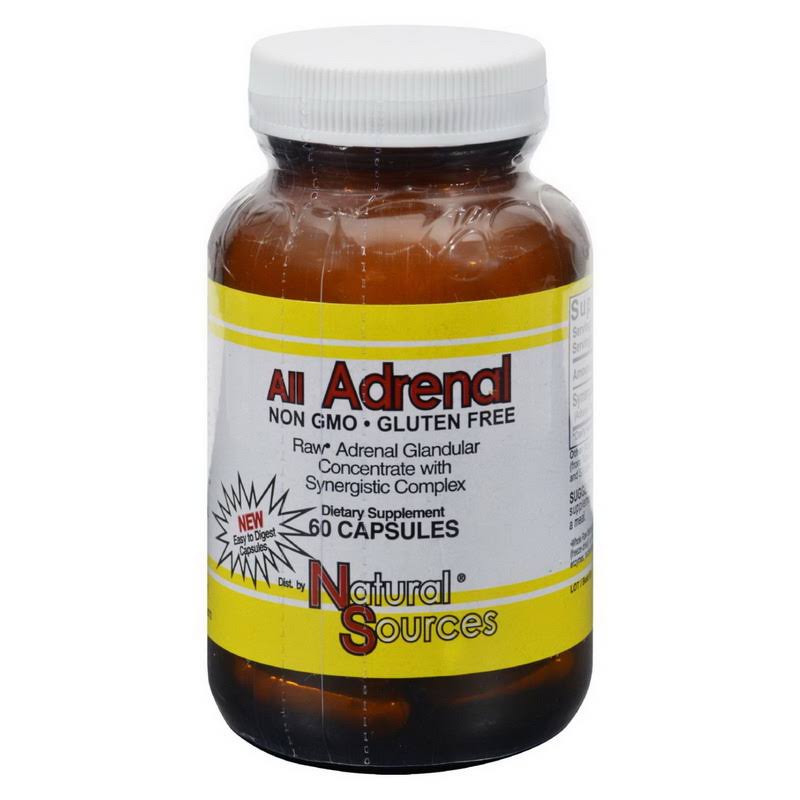 Natural Sources All Adrenal Supplement - 165mg, 60 Capsules
