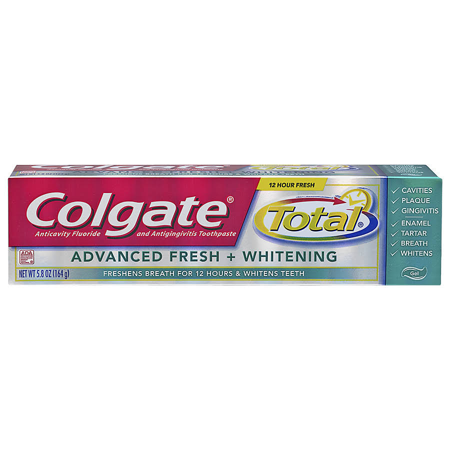 Colgate Total Advanced Fresh + Whitening Gel Toothpaste - 5.8oz