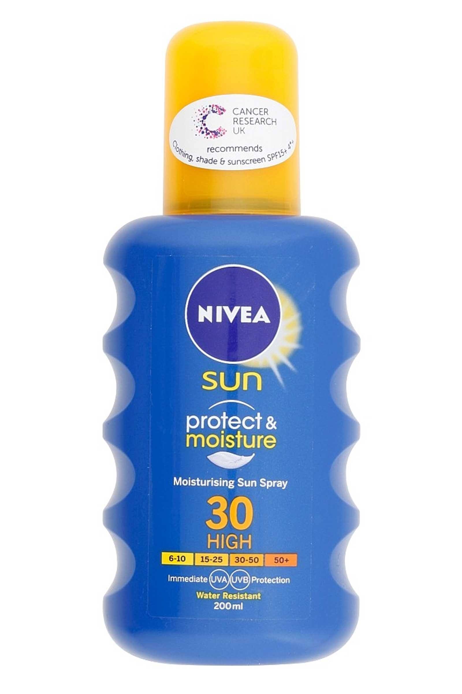 Nivea Protect and Moisture SPF 30 Sun Spray - 200ml