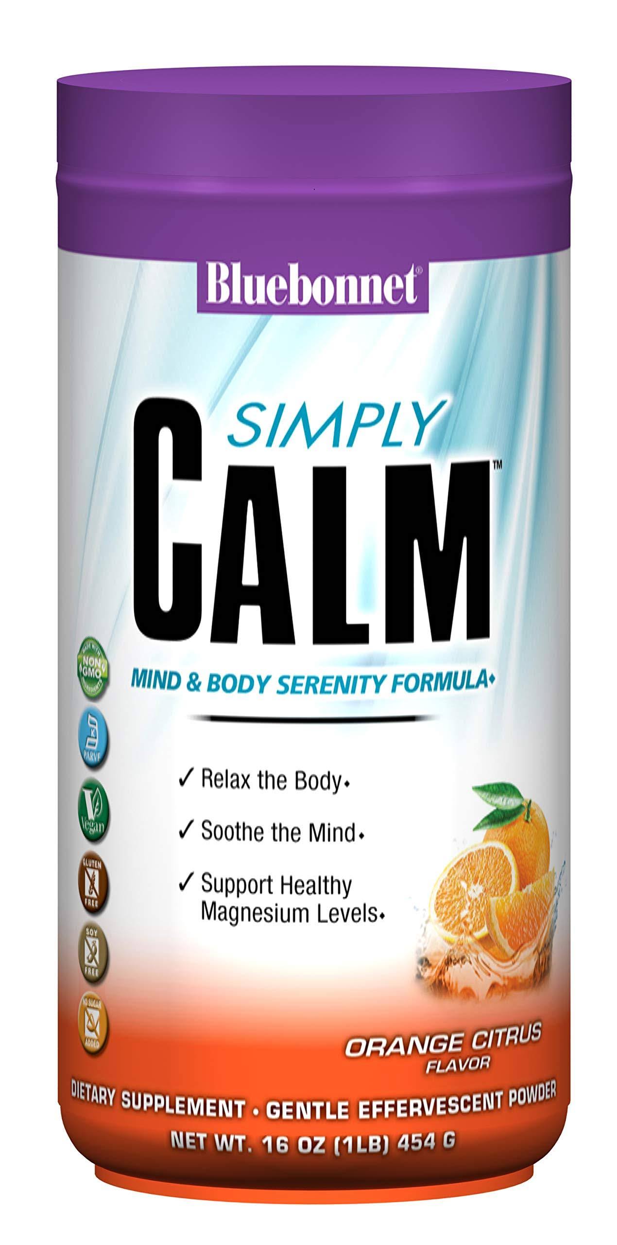 Bluebonnet Nutrition Simply Calm Orange - Orange Citrus - 16 oz Powder