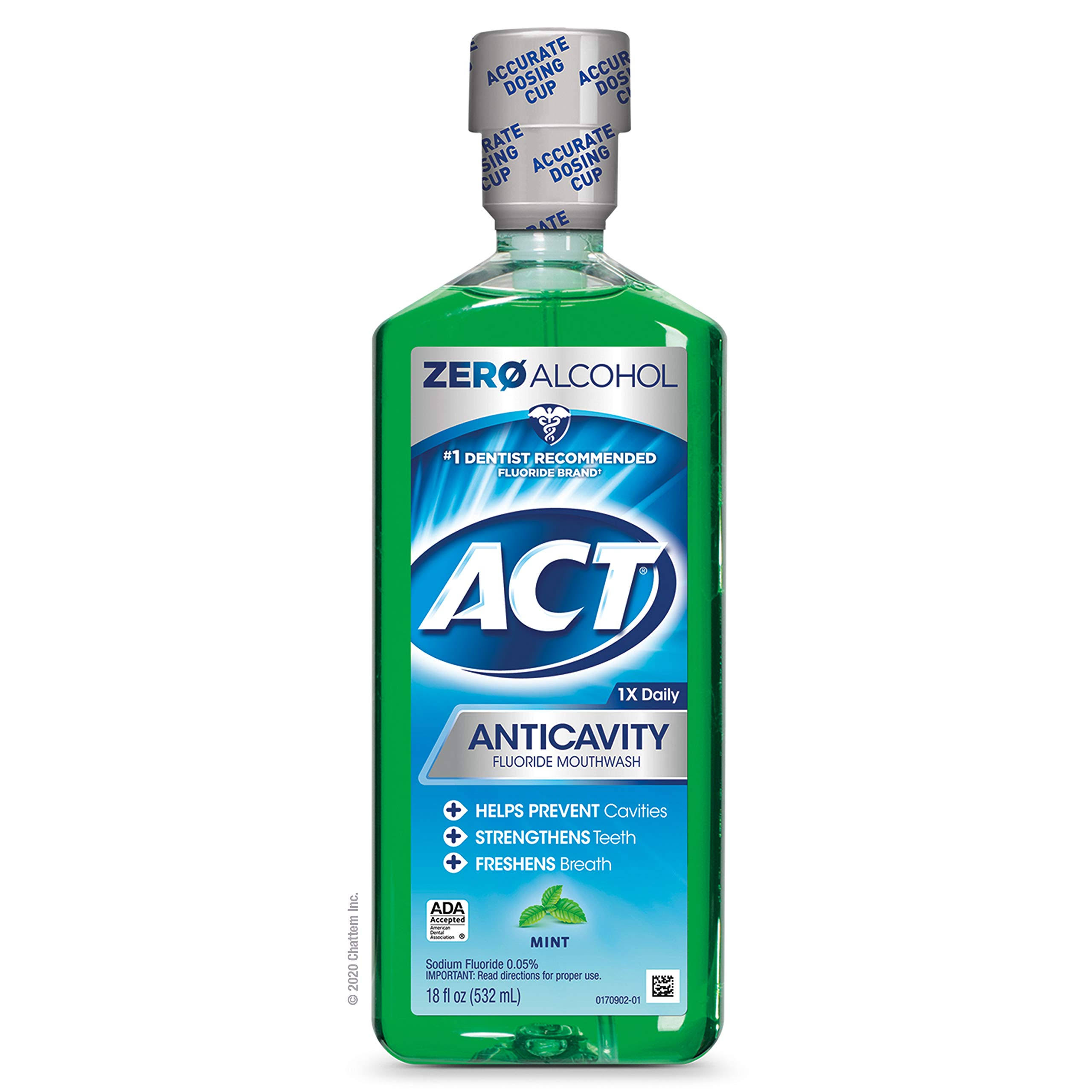 Act Anticavity Fluoride Mouthwash - 532ml, Mint