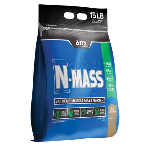 Ans Performance N-mass Muscle Mass Gainer - Milk Chocolate, 15lbs