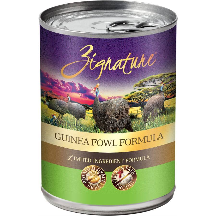 Zignature Limited Ingredient Diet Grain-Free Guinea Fowl Recipe Wet Dog Food, 13-oz
