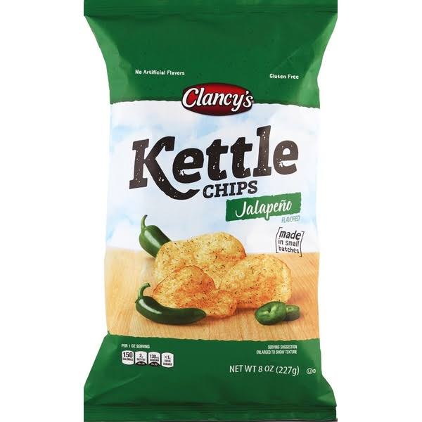 Clancy's? Jalapeno Flavored Kettle Chips - 8 oz