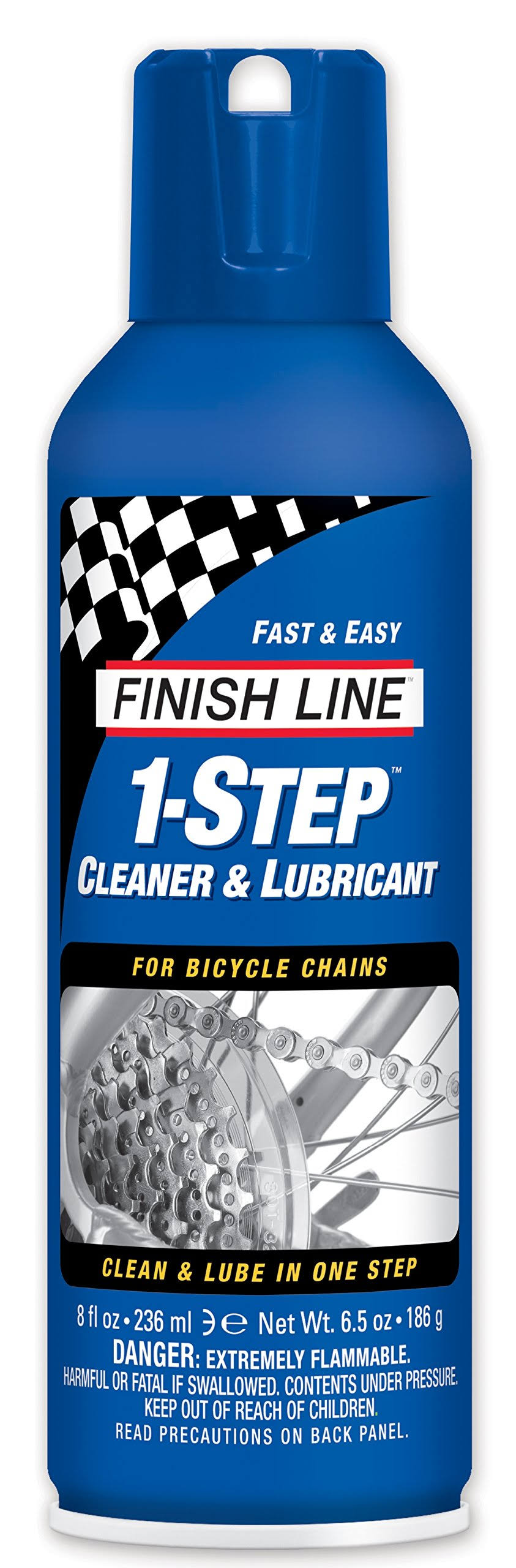 Finish Line 1-Step Bicycle Chain Cleaner & Lubricant - 120ml