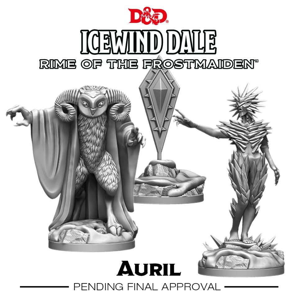 D&D Icewind Dale Rime of The Frostmaiden Auril (3 Figs)