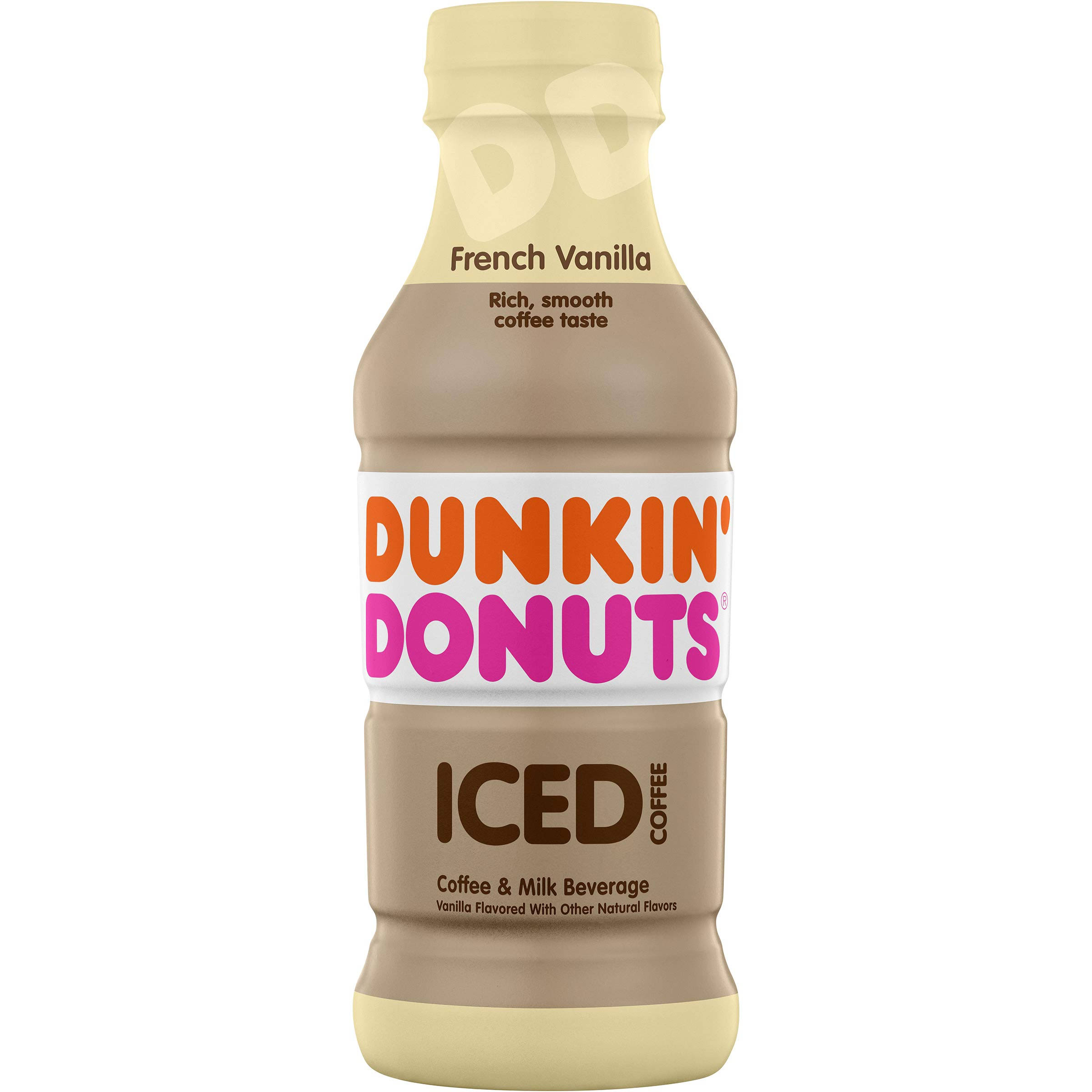 Dunkin' Iced Coffee, French Vanilla, Creamy + Smooth - 13.7 fl oz