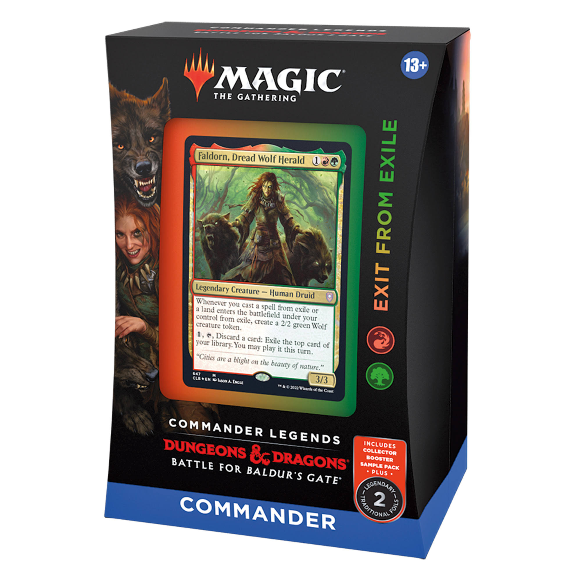 Magic: The Gathering Commander Legends: Battle For Baldur'S Gate - 1 Commander Deck