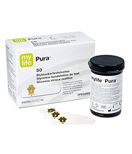 My Life Pura Blood Glucose Monitor Diabetic Aid - 300 Test Strips and 200 Lancets