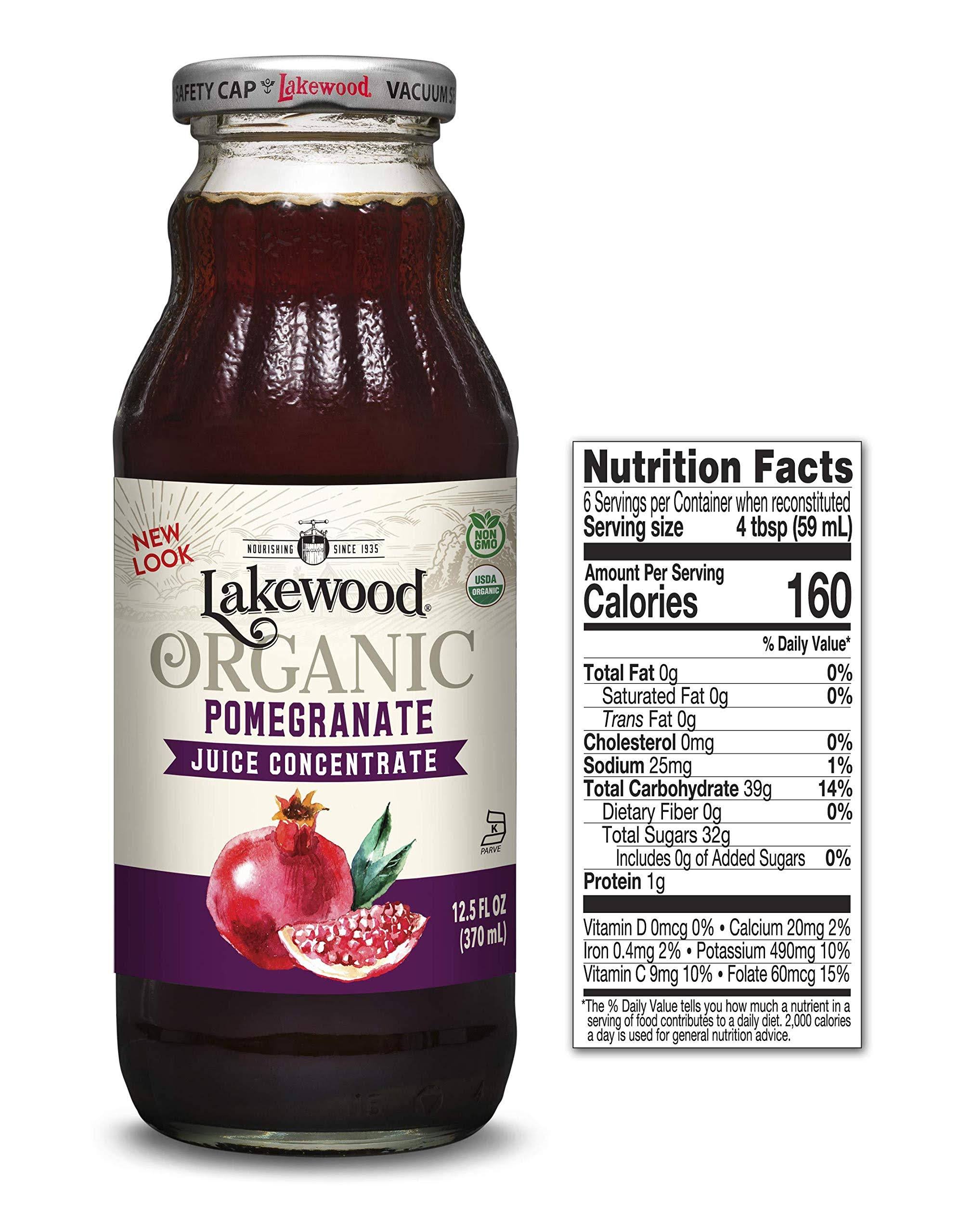 Lakewood Organic 100 Percent Fruit Juice Concentrate - Pomegranate, 12.5oz