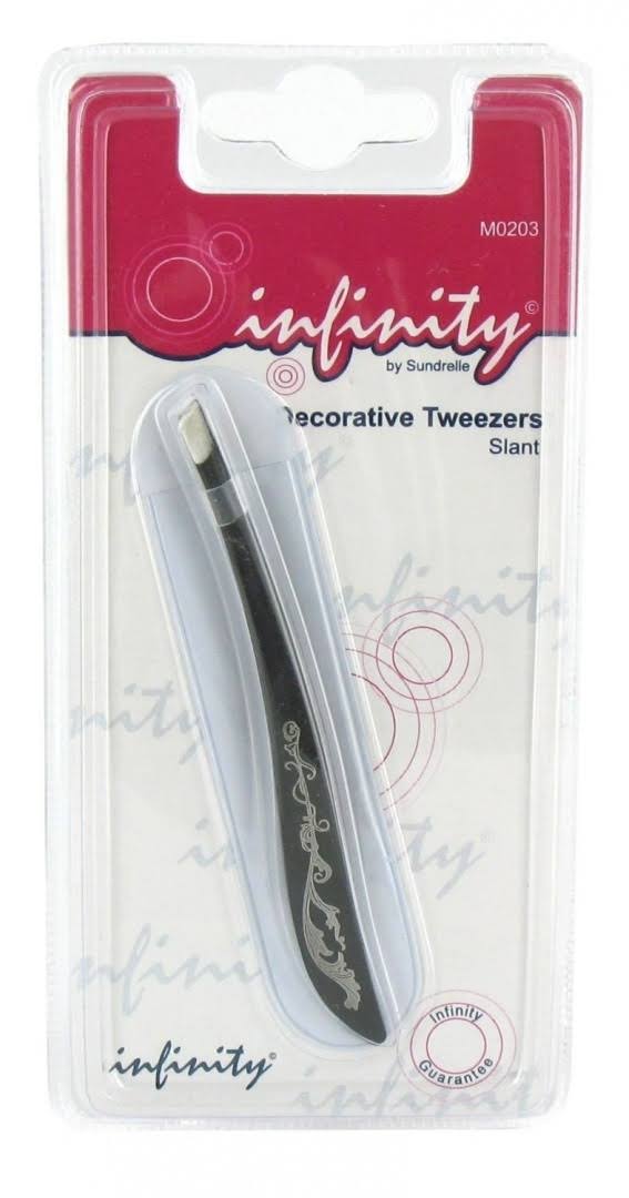 Infinity Decorative Tweezers Slant Tweezer