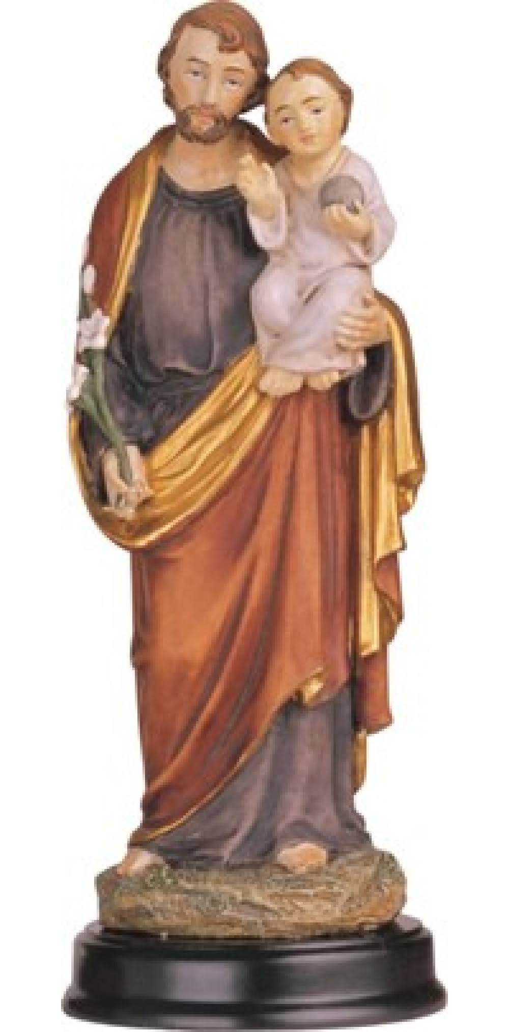 Stealstreet Saint Joseph Holy Figurine Religious Statue Decor, 5"